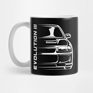 Lancer Evolution III Silhouette Mug